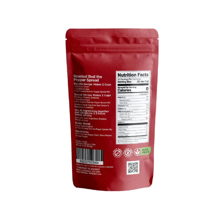 To Market - To Market Dip Mix: Roasted Red the Pepper Spread 2oz