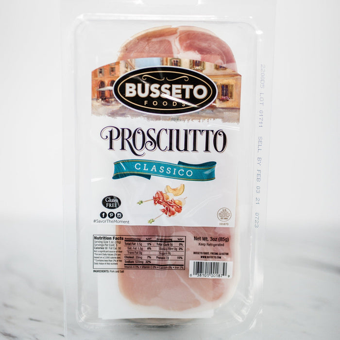 Busseto Prosciutto: Traditional 3oz.