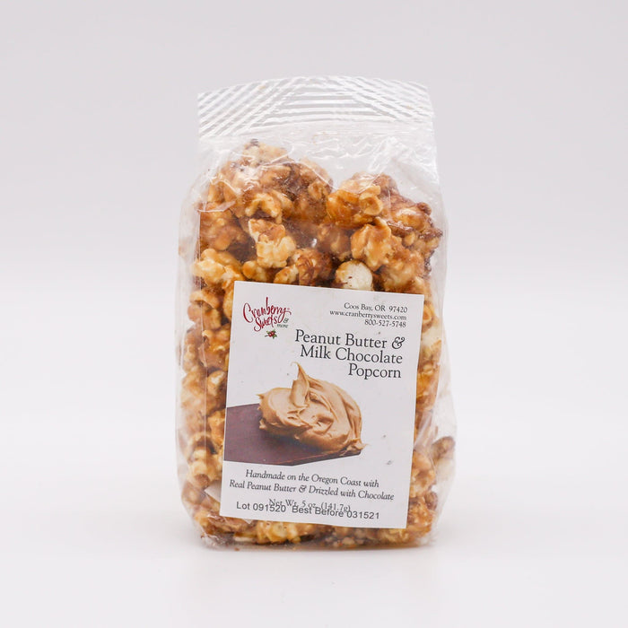 Cranberry Sweets Peanut Butter Milk Chocolate Popcorn 5oz