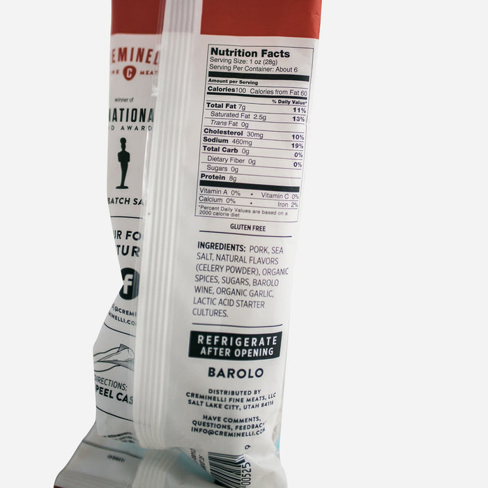 Creminelli Salami: Barolo 5.5oz