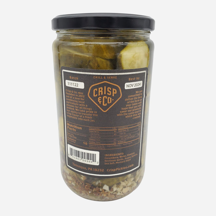 Crisp and Company Grand Dill Pickles 24oz