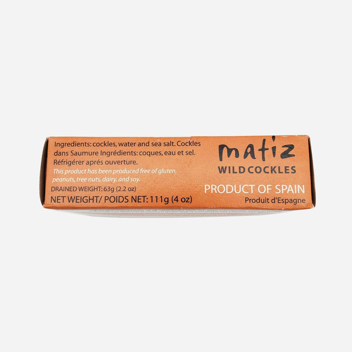 Matiz Wild Cockles in Sea Salt Brine 4oz