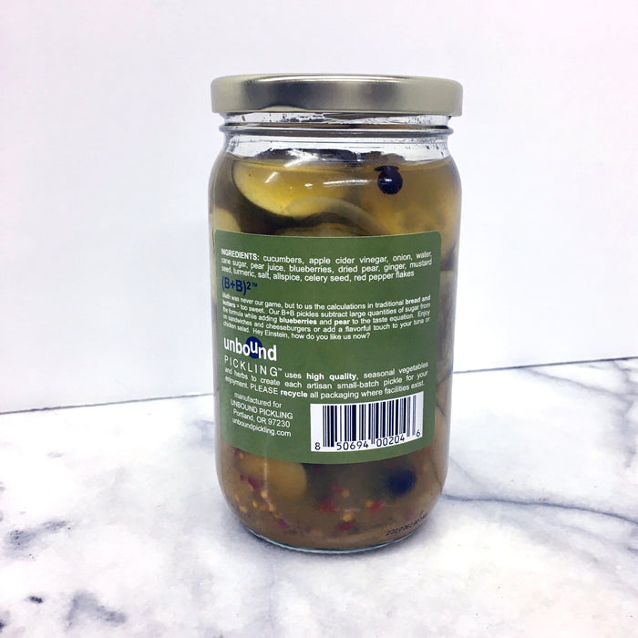 Unbound Pickling Bread & Butter Pickles 16oz